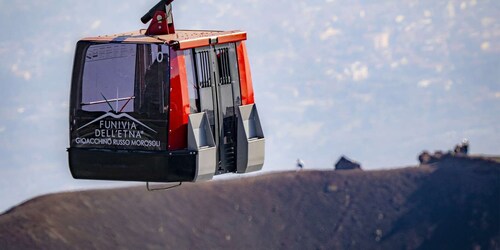 Mount Etna: Return Funivia dell'Etna Cable Car Ticket