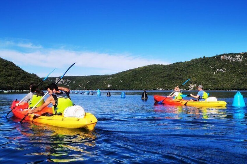 Kayaking Experience in Lim Bay Sea in The Croatian Fjord