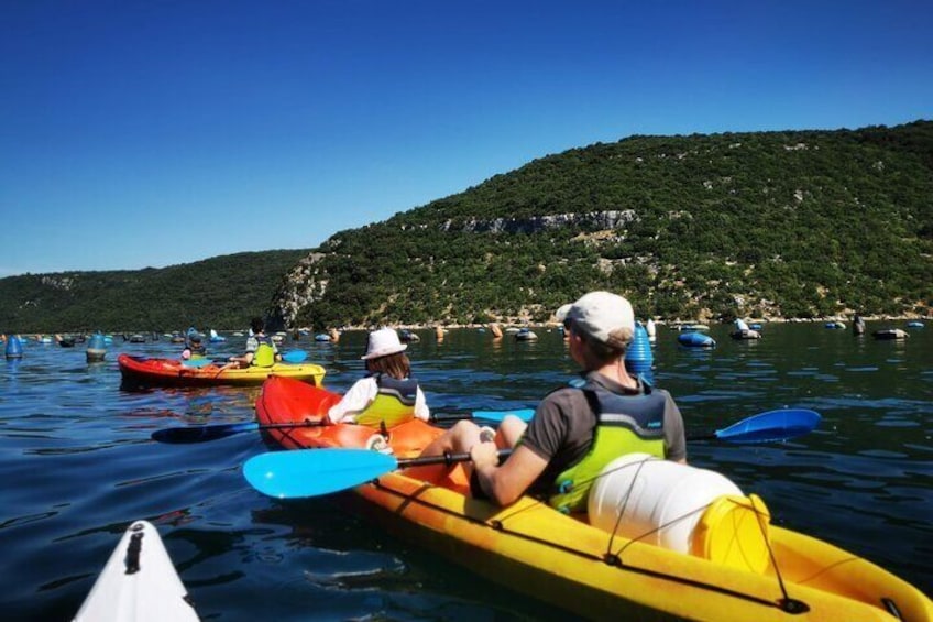 Kayaking Experience in Lim Bay Sea in The Croatian Fjord