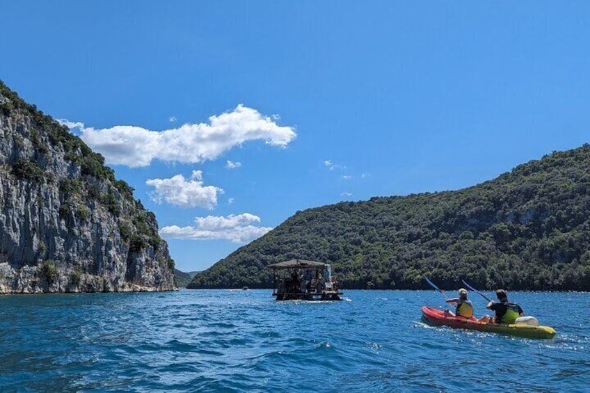 Kayaking Experience in Lim Bay Sea in The Croatian Fjord