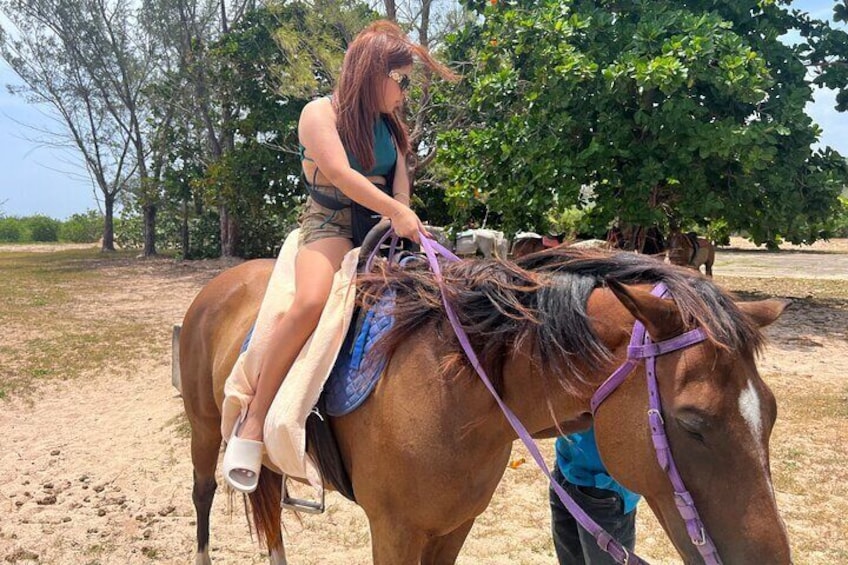 Private Horseback Ride and Swim from Montego Bay