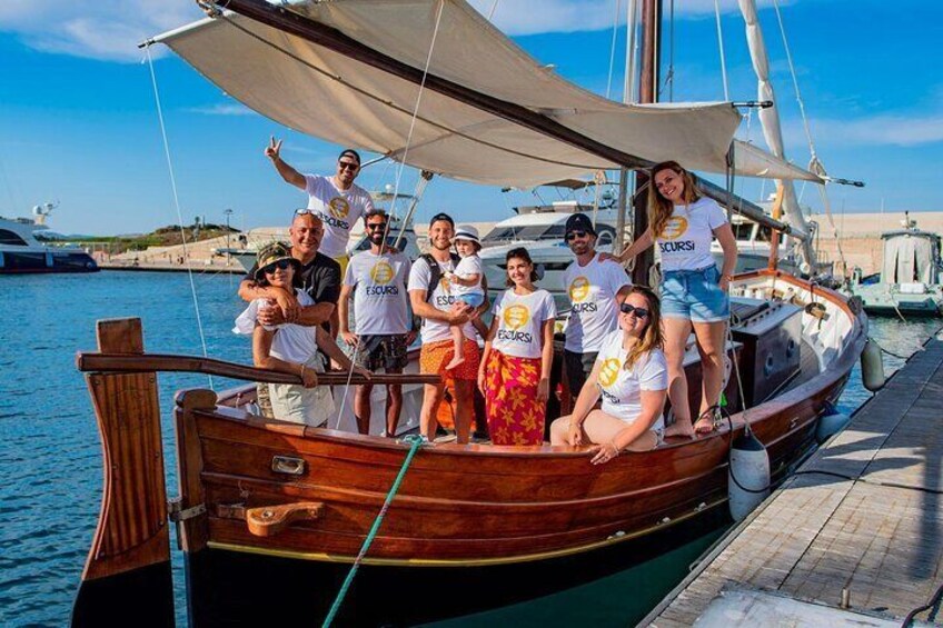 From Stintino: Asinara Island Vintage Sailboat Trip w/Lunch