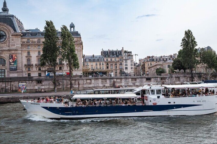 Eiffel Tower Guided Tour and Sightseeing Seine River boat Cruise