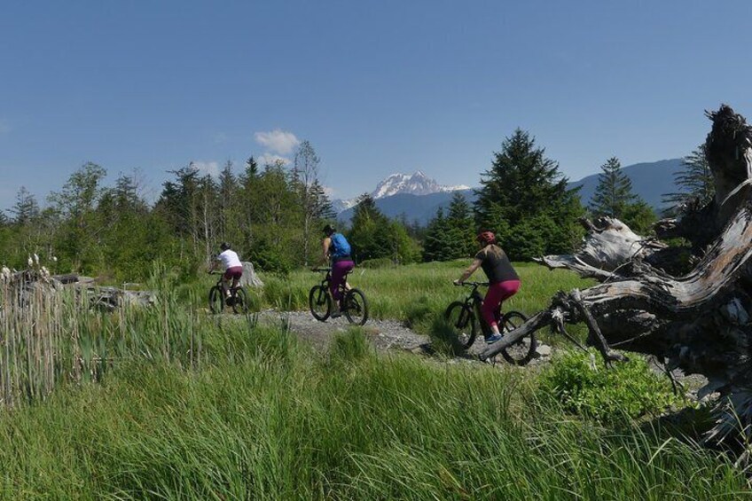 Riding in the Squamish Estuary