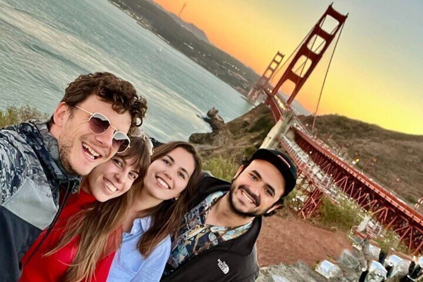 Selfie at the Golden Gate Bridge Vista Point