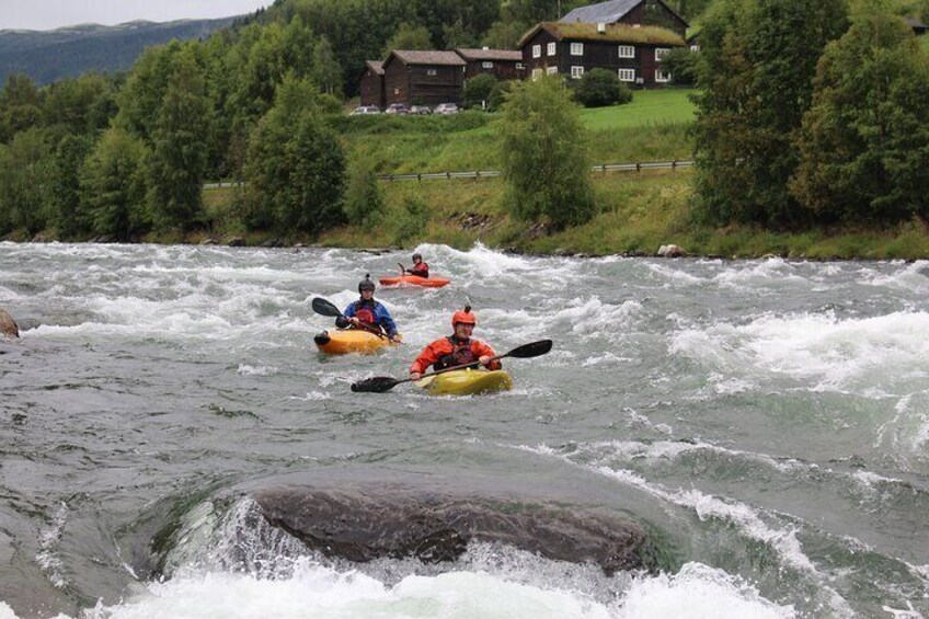 2-Day Whitewater Kayaking and Packrafting in Heidal