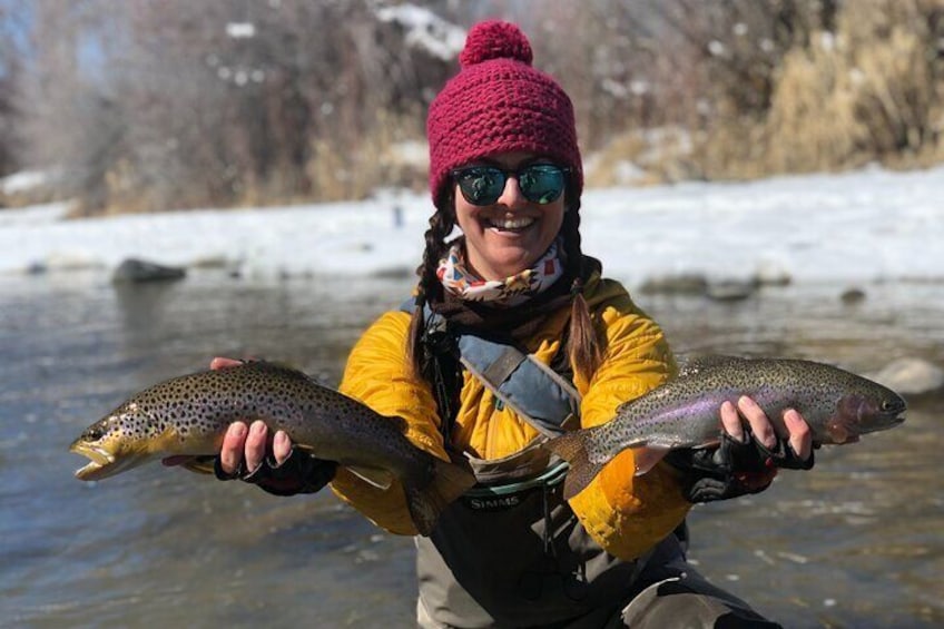 ERO Client with a trout catch