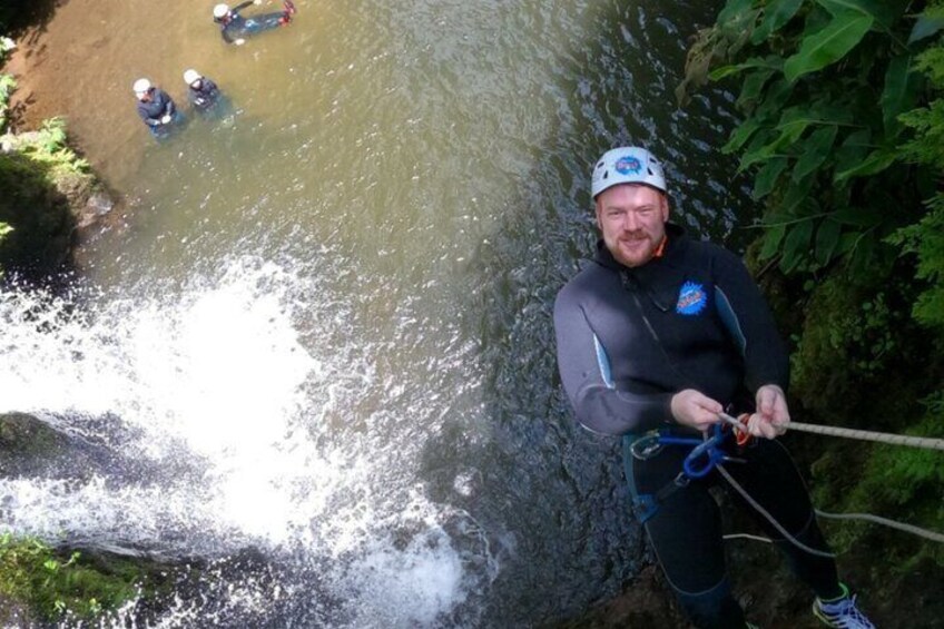 Canyoning experience in Ribeira dos Caldeiroes