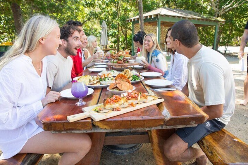 Lunch stopover on our 1.5 hour safari