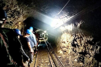 Inside the Ginevro Mines on the Island of Elba with e-bike