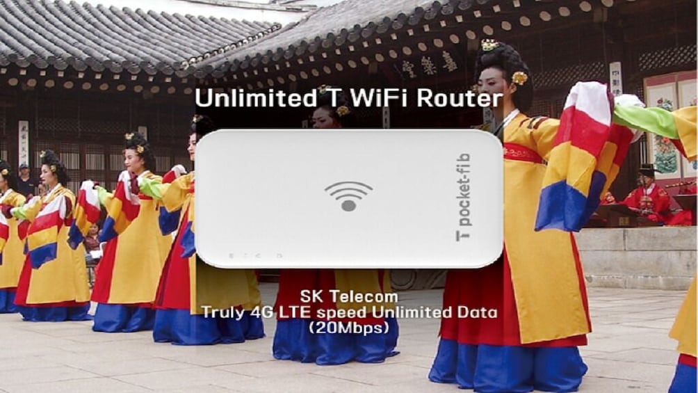 South Korea: SK Telecom Unlimited Data Pocket WiFi