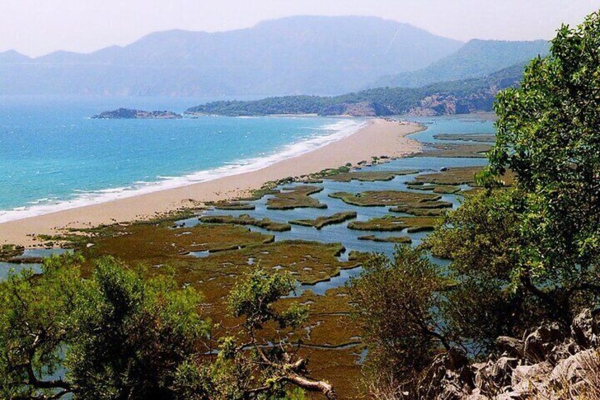 Full Day Turtle Beach Tour With Lake and Mud Baths From Marmaris
