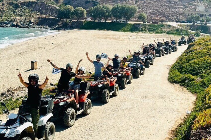 quad safari tour - explore the wild side of crete