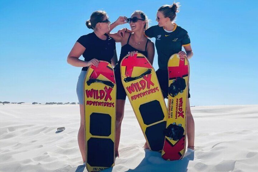 Quad biking and Sandboarding at Atlantis White Sand Dunes Cape Town