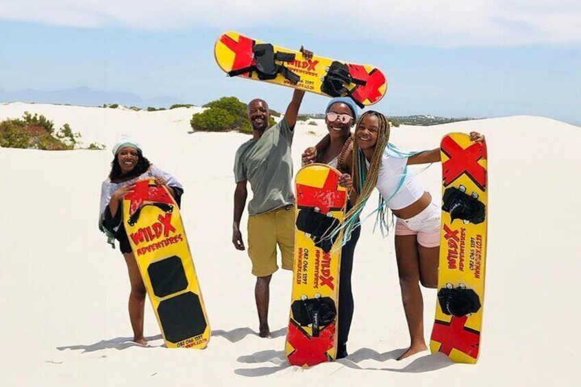 Quad biking and Sandboarding at Atlantis White Sand Dunes Cape Town