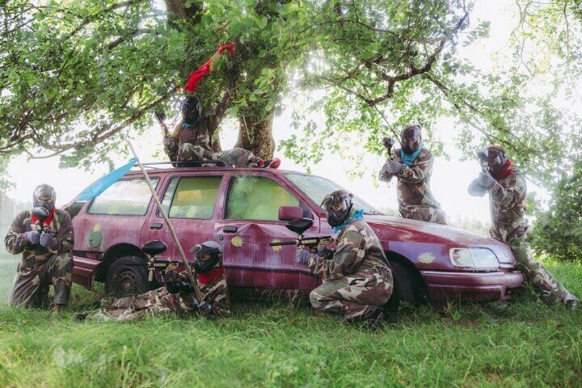 3-Hour Private Paintball Game Experience in Zīles