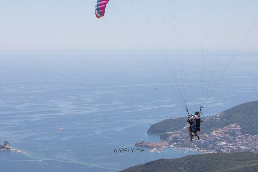 Paragliding in Budva