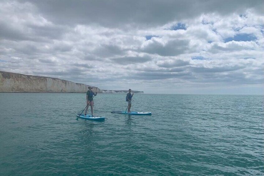 Paddle Boarding with Seven Sister View 