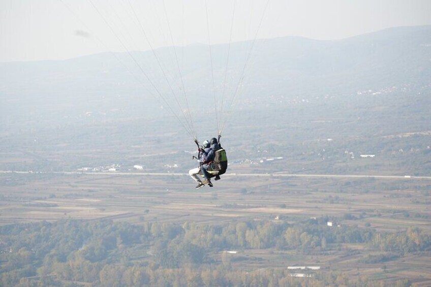 Paragliding Tandem Flight Experience in Sokobanja
