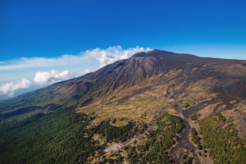 30 minutes Etna volcano private helicopter tour from Fiumefreddo