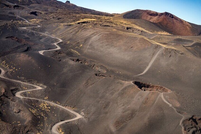 30 minutes Etna volcano private helicopter tour from Fiumefreddo
