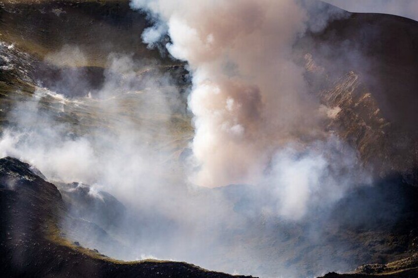 30 minutes Etna volcano private helicopter tour from Fiumefreddo