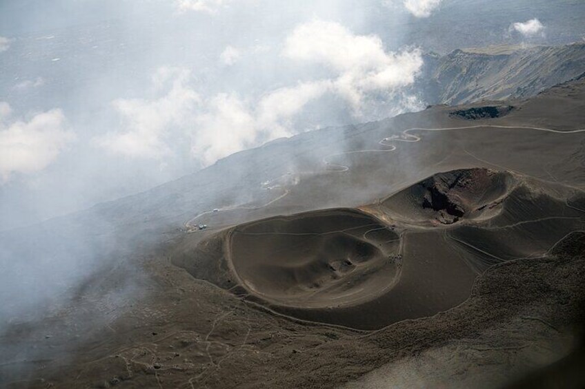 30 minutes Etna volcano private helicopter tour from Fiumefreddo