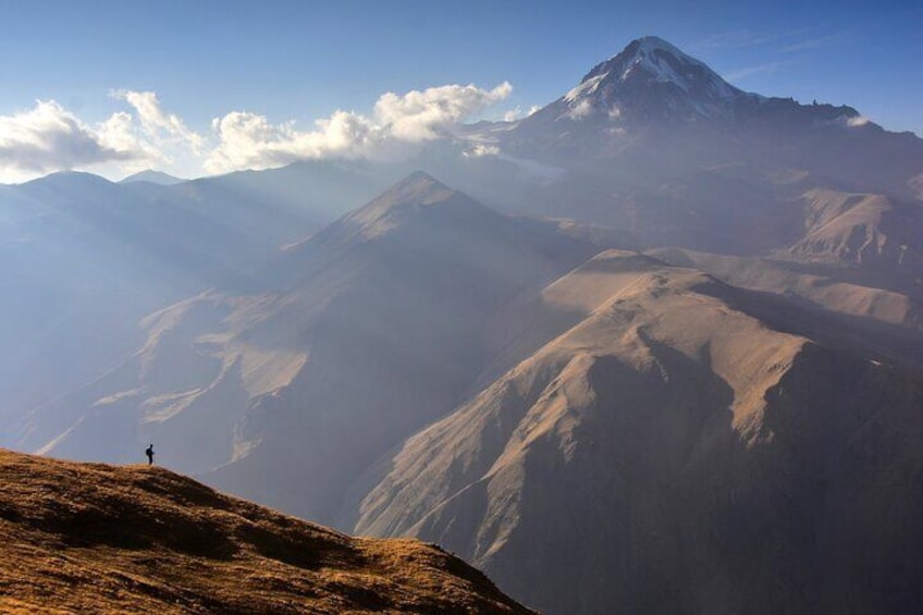 Kazbegi - One Day Trekking Private Tour to Angel Mountain 3096 m