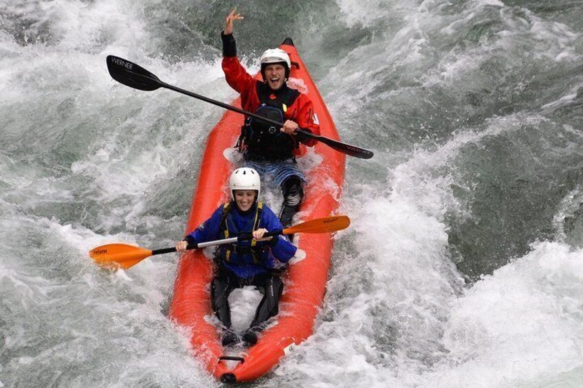 Mini rafts, Sesia river