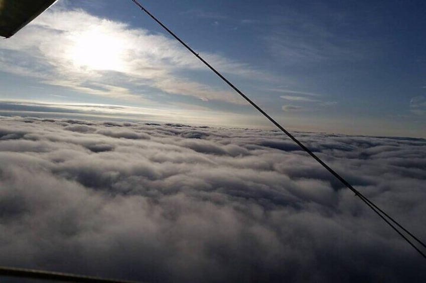 Private Motor Hang Glider Flight over Gliwice