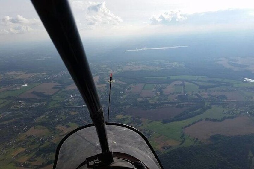 Private Motor Hang Glider Flight over Gliwice