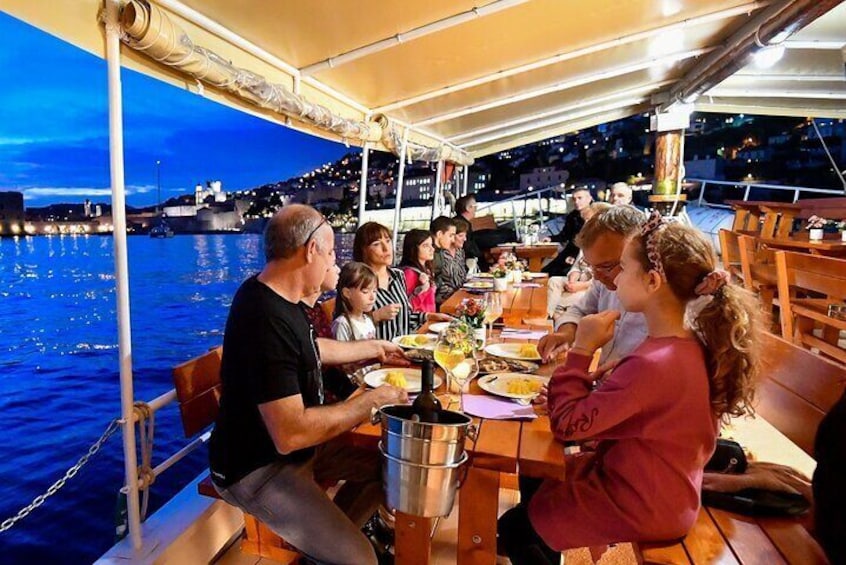 Gastro Cruise | Dinner and Boat ride around Dubrovnik Old Town