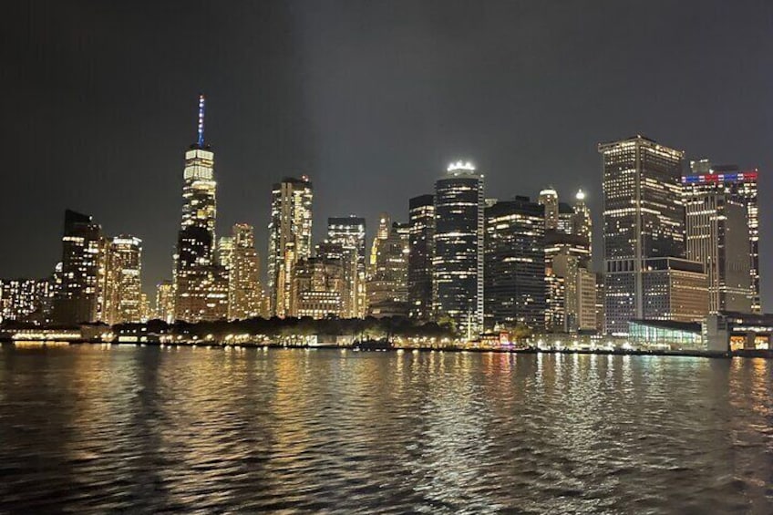 manhattan at night