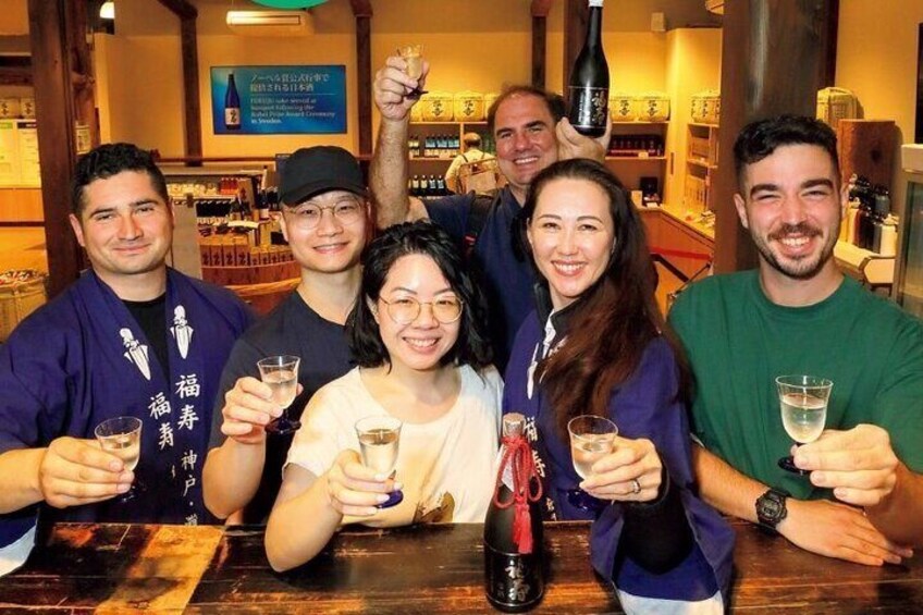 Sake Tasting Tour at Local Breweries in KOBE