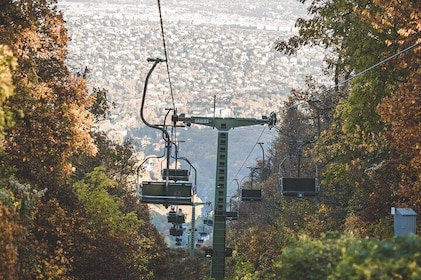 Chairlift to the highest point of the city