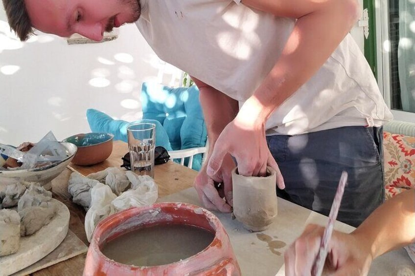 Playing and Creating with Clay 3 Hours Pottery Class