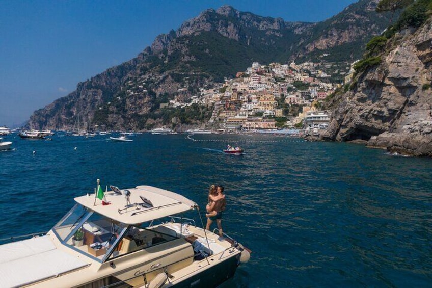 Private boat tour along the Amalfi Coast or Capri from Salerno