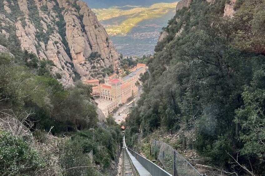 Barcelona: Almost private Montserrat, funicular and much more