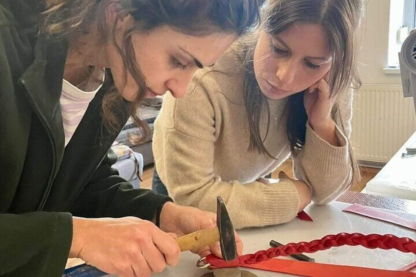 Leathercrafting Workshop at Skautské institut 