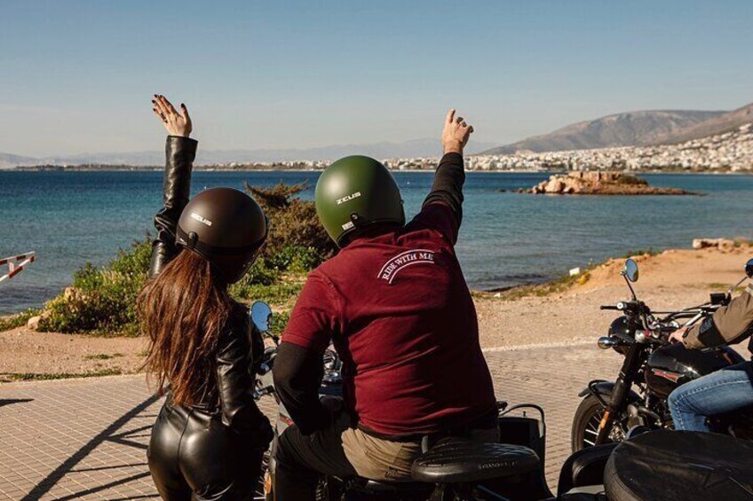 2 Hour Private Tour through Athens Riviera in a Sidecar