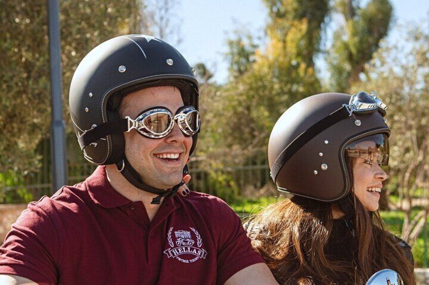 2 Hour Private Tour through Athens Riviera in a Sidecar