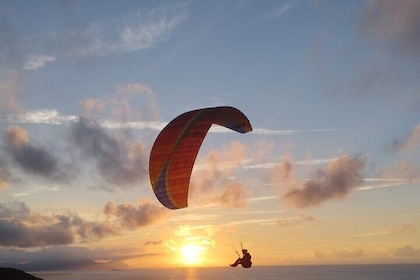 Paragliding flight in Sopelana