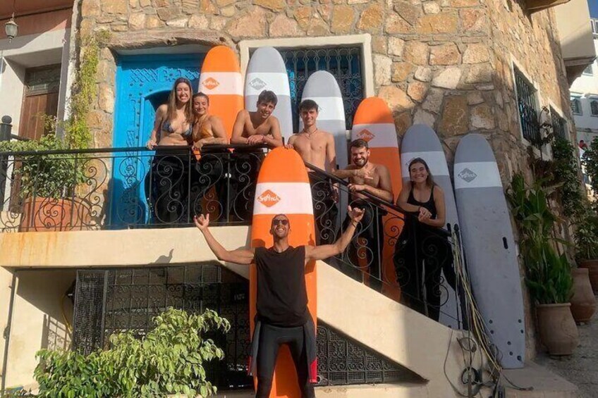 Experience the thrill of surfing in Taghazout with our expert instructors!