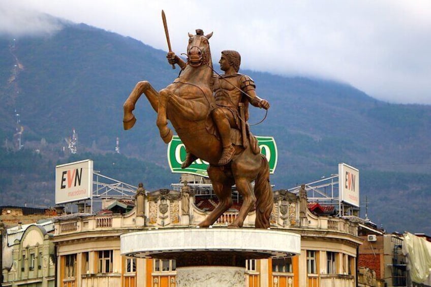 Statue of Alexandder the Great Skopje