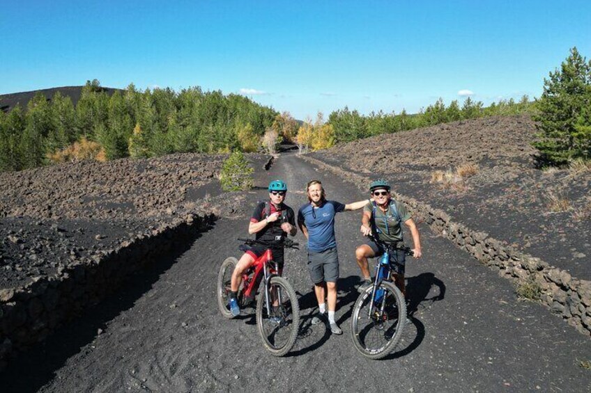 A beautiful day as many on Etna volcano