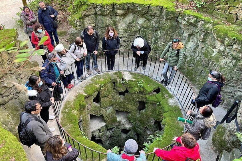 View from the top of the Imperfect Well. Explaining why it is not a well but an inverted tower among MANY other things.