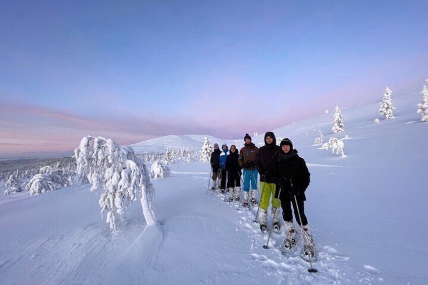 Snowshoeing in Pallas-Yllästunturi National Park
