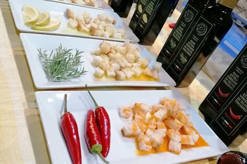 flavored oil with contemporary pressing