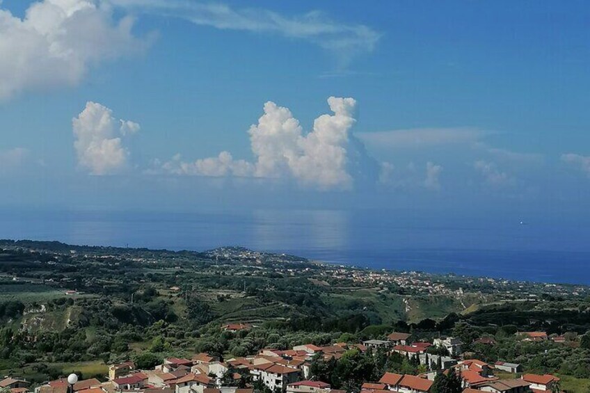 view on the coast of the Gods