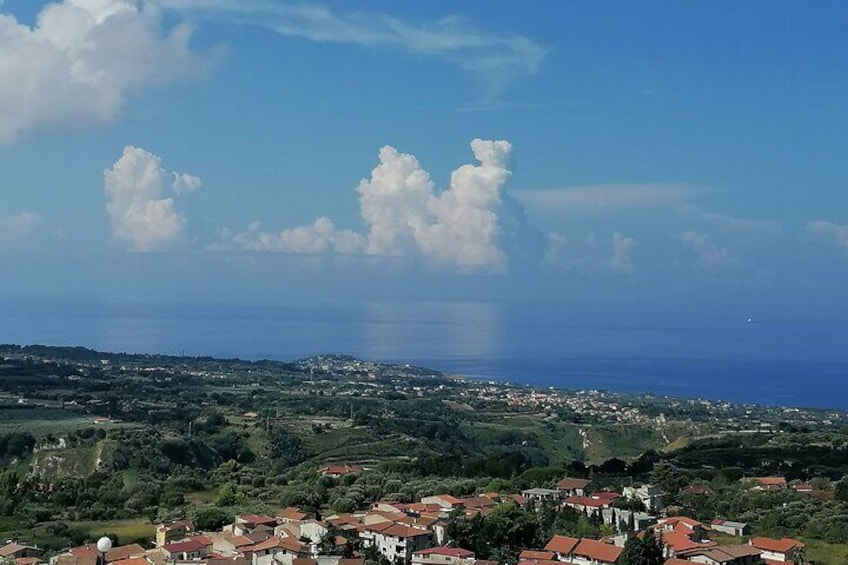 view on the coast of the Gods